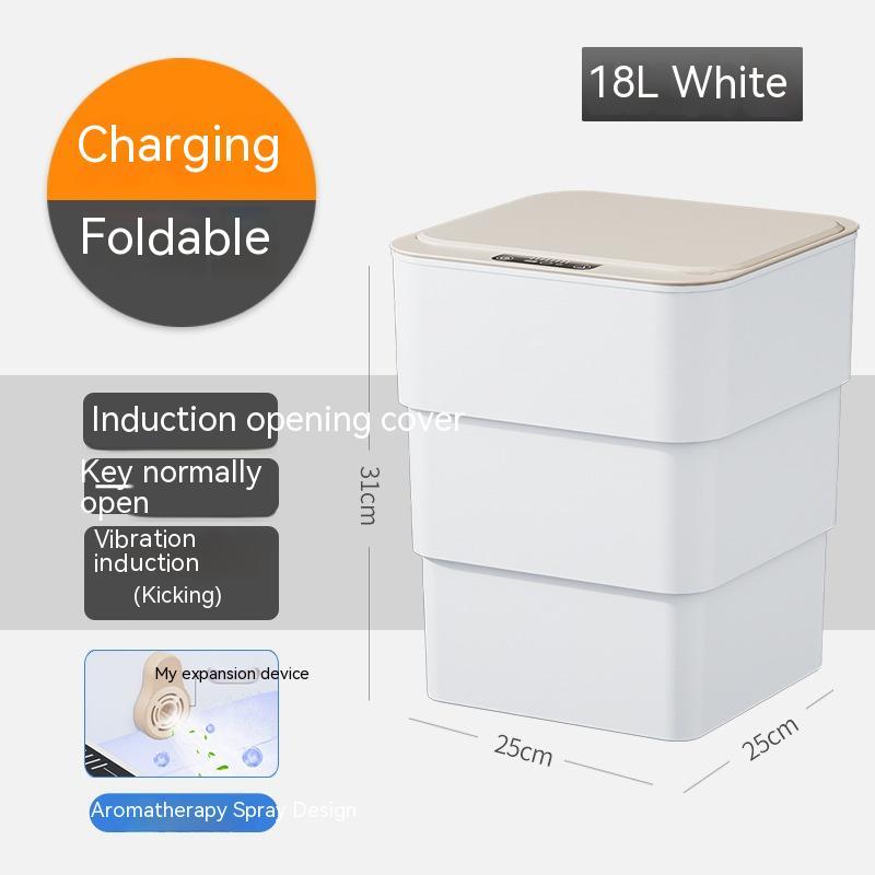 CUBO DE BASURA AUTOMÁTICO INTELIGENTE PARA LIMPIEZA DEL HOGAR