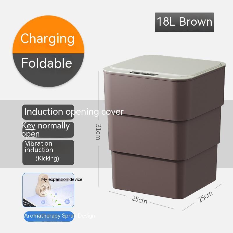 CUBO DE BASURA AUTOMÁTICO INTELIGENTE PARA LIMPIEZA DEL HOGAR