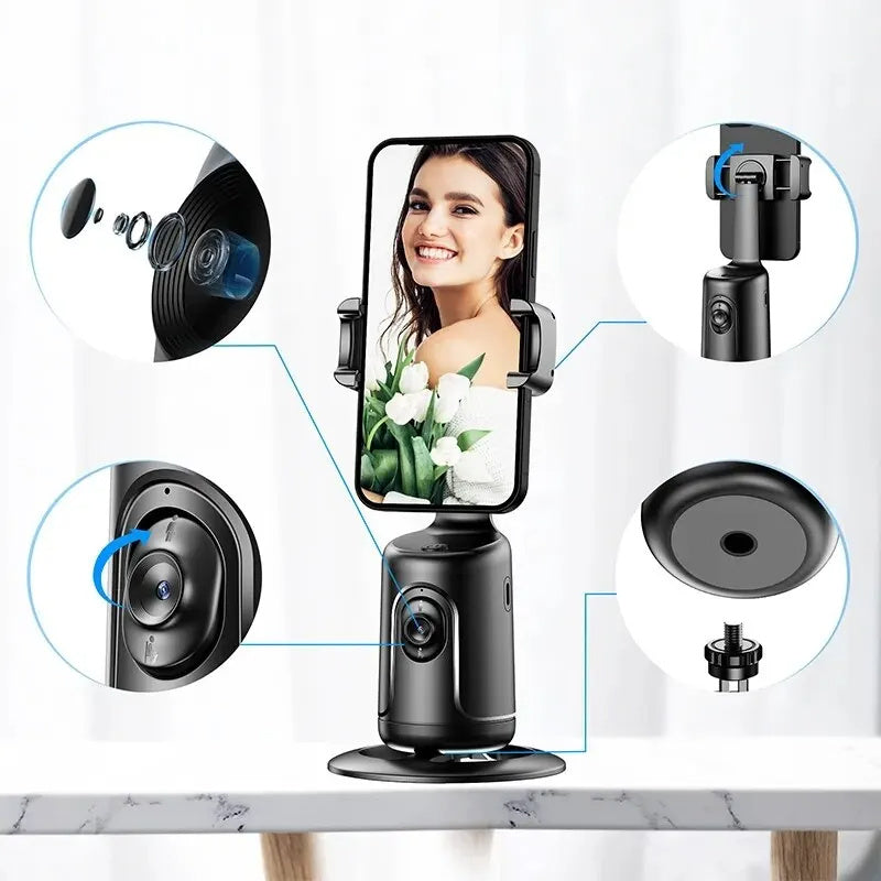 GIMBAL INTELIGENTE 360° CON SEGUIMIENTO DE ROSTRO